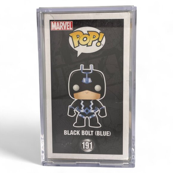 Funko Pop! Marvel: Black Bolt (Blue) #191 Exclusive SIGNED by Anson Mount - Picture 7 of 8